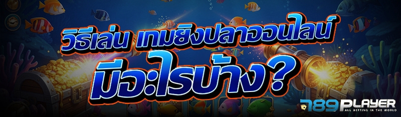 วิธีเล่น เกมยิงปลาออนไลน์ มีอะไรบ้าง?